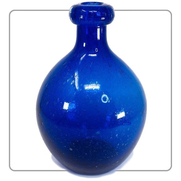 Cobalt Blue Vase - Picture 1 of 4